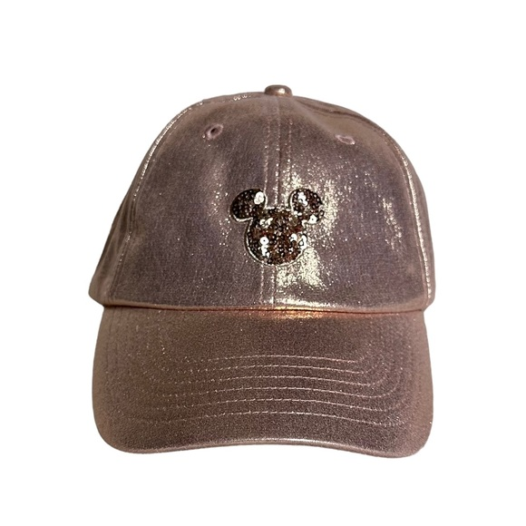Disney Accessories - Disney Mickey Mouse Rose‎ Gold Sequin Hat